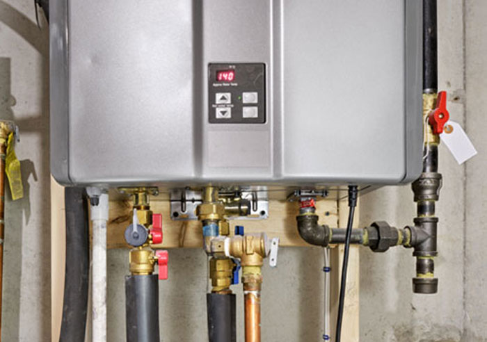 fix-tankless-water-heater from F and A plumbing service in Pacifica